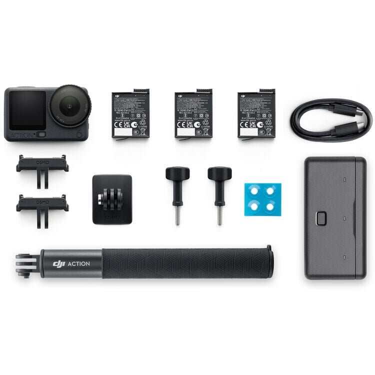 DJI Osmo Action 6 Adventure Combo Aksiyon Kamerası (İthalatçı Garantili)