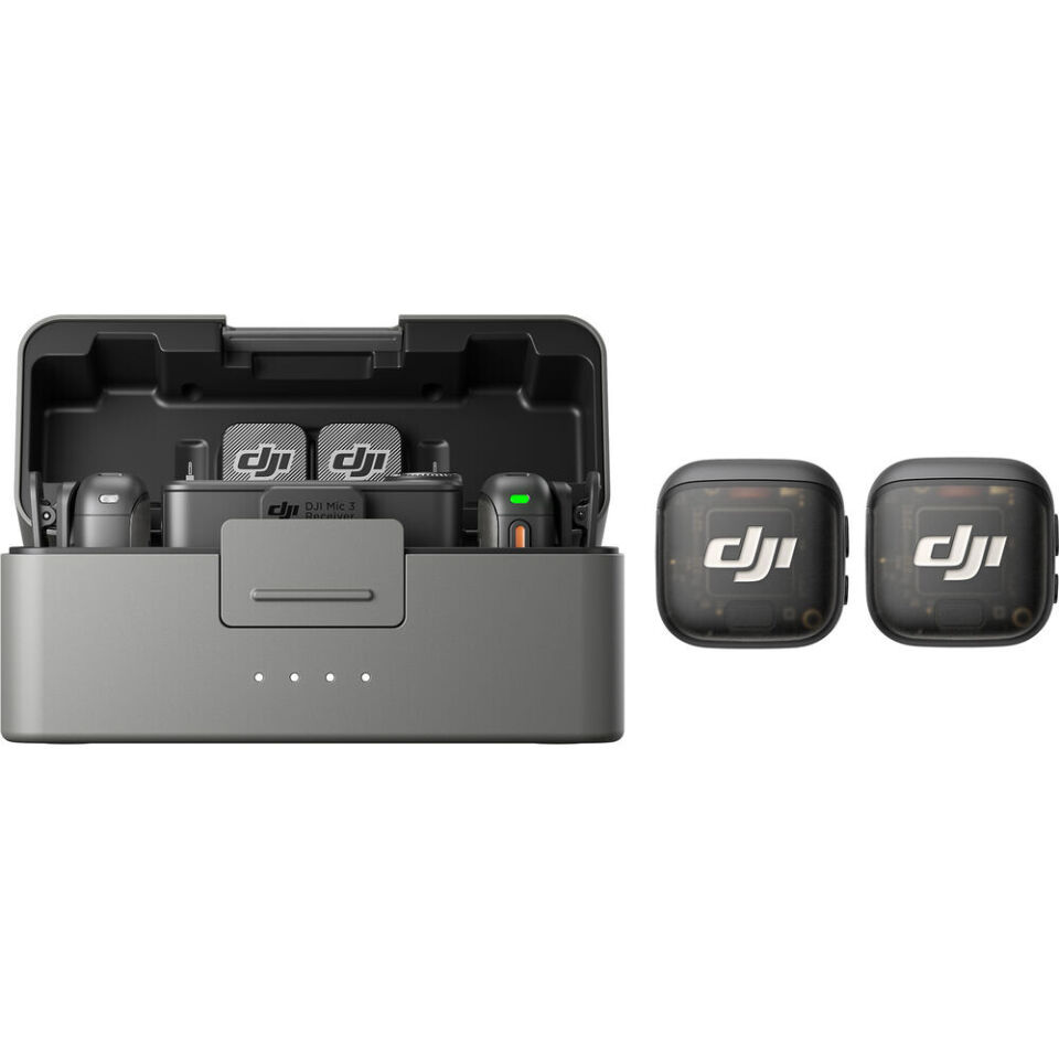 DJI Mic 3 Kablosuz 2 Kişilik Mikrofon Seti (İthalatçı Garantili)