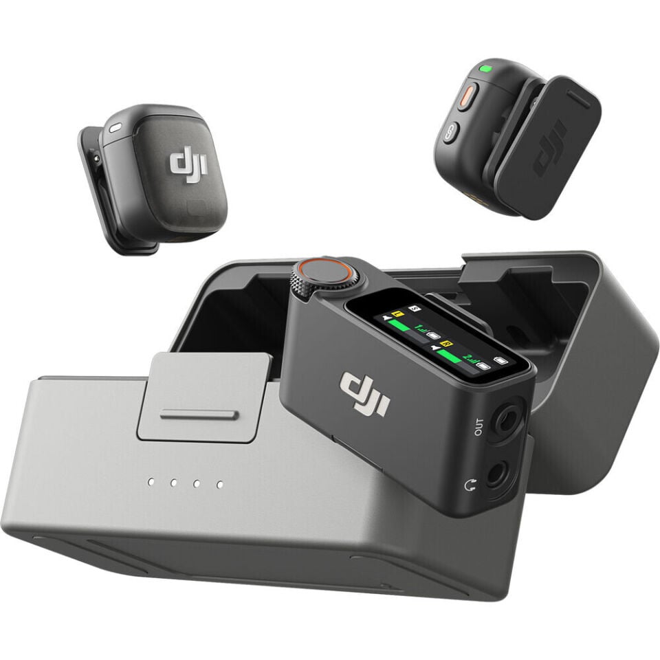 DJI Mic 3 Kablosuz 2 Kişilik Mikrofon Seti (İthalatçı Garantili)