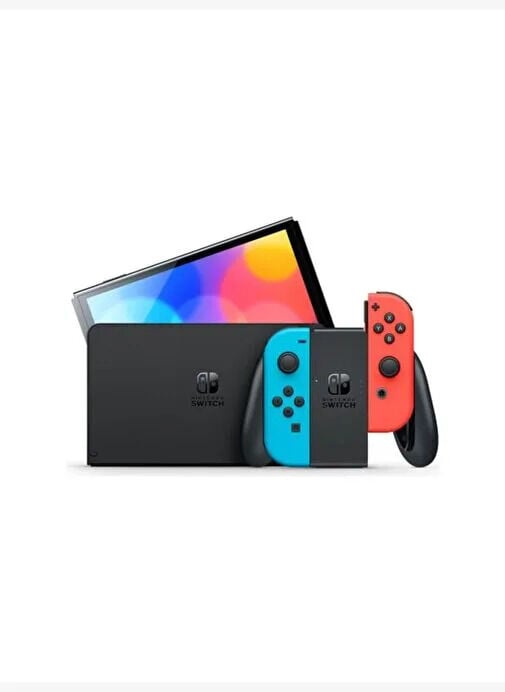 Nintendo Switch OLED Kırmızı-Mavi Oyun Konsolu (İthalatçı Garantili)