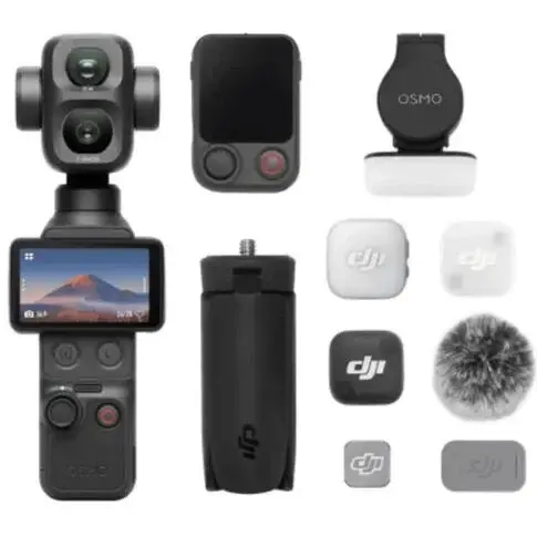 DJI Osmo Pocket 4P Vlog Combo Gimbal (İthalatçı Garantili)