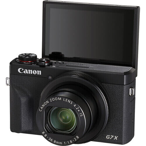 Canon PowerShot G7 X Mark III Siyah Dijital Fotoğraf Makinesi (İthalatçı Garantili)
