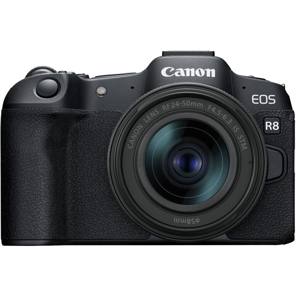 Canon EOS R8 + 24-50mm Lens Aynasız Fotoğraf Makinesi (İthalatçı Garantili)
