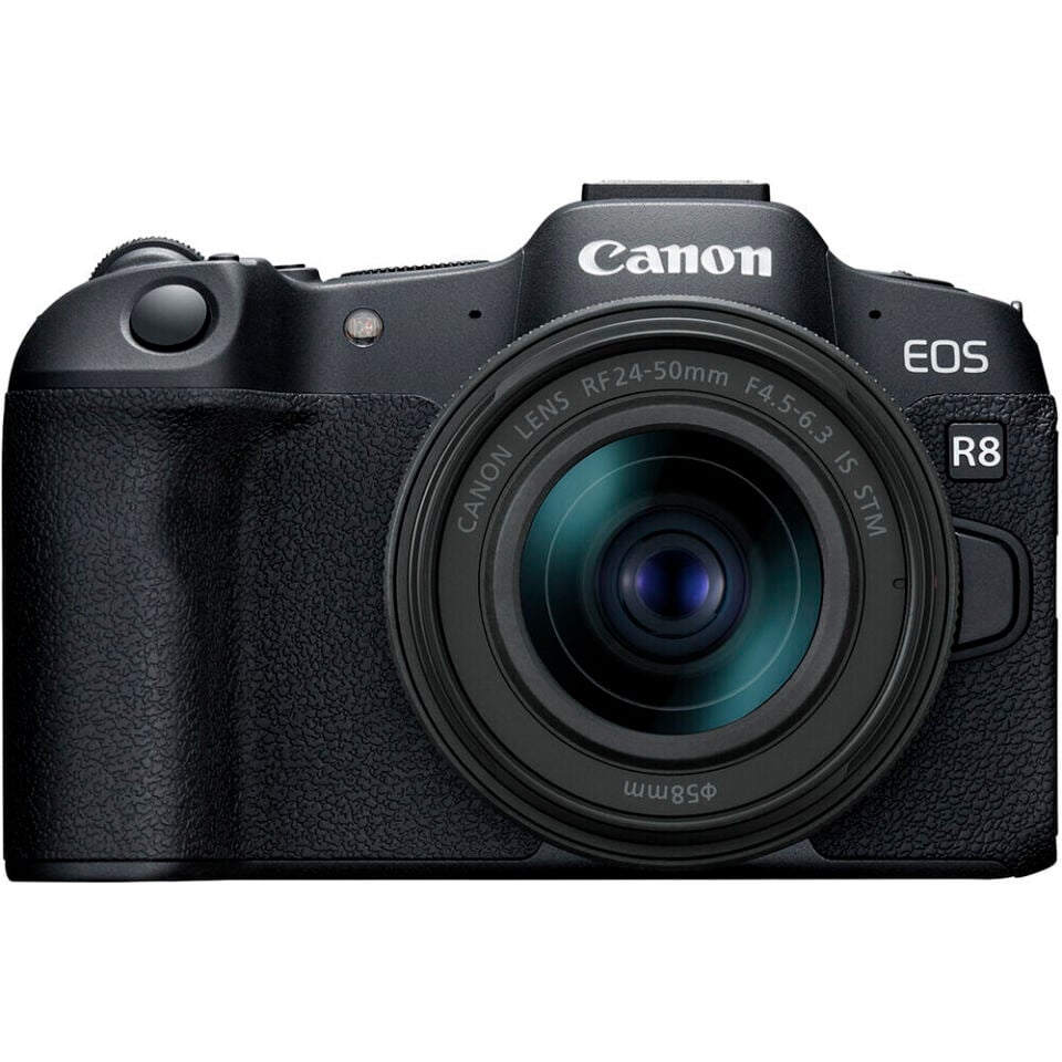 Canon EOS R8 + 24-50mm Lens Aynasız Fotoğraf Makinesi (İthalatçı Garantili)