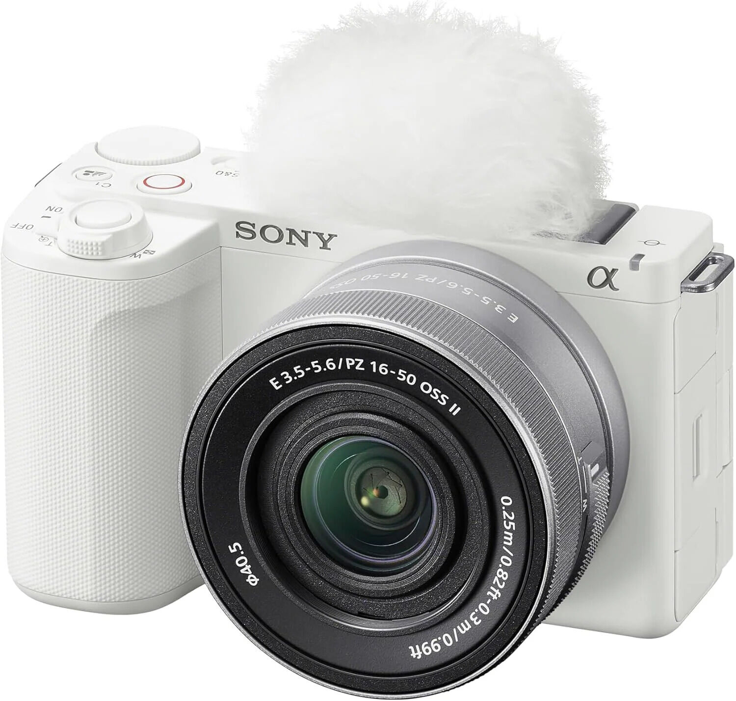 Sony ZV-E10 II + 16-50mm Lens Aynasız Fotoğraf Makinesi (Beyaz) (İthalatçı Garantili)