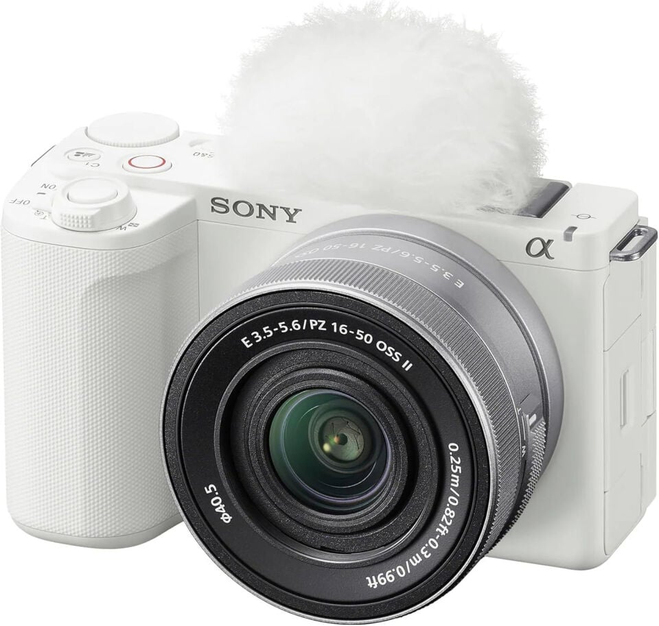Sony ZV-E10 II + 16-50mm Lens Aynasız Fotoğraf Makinesi (Beyaz) (İthalatçı Garantili)