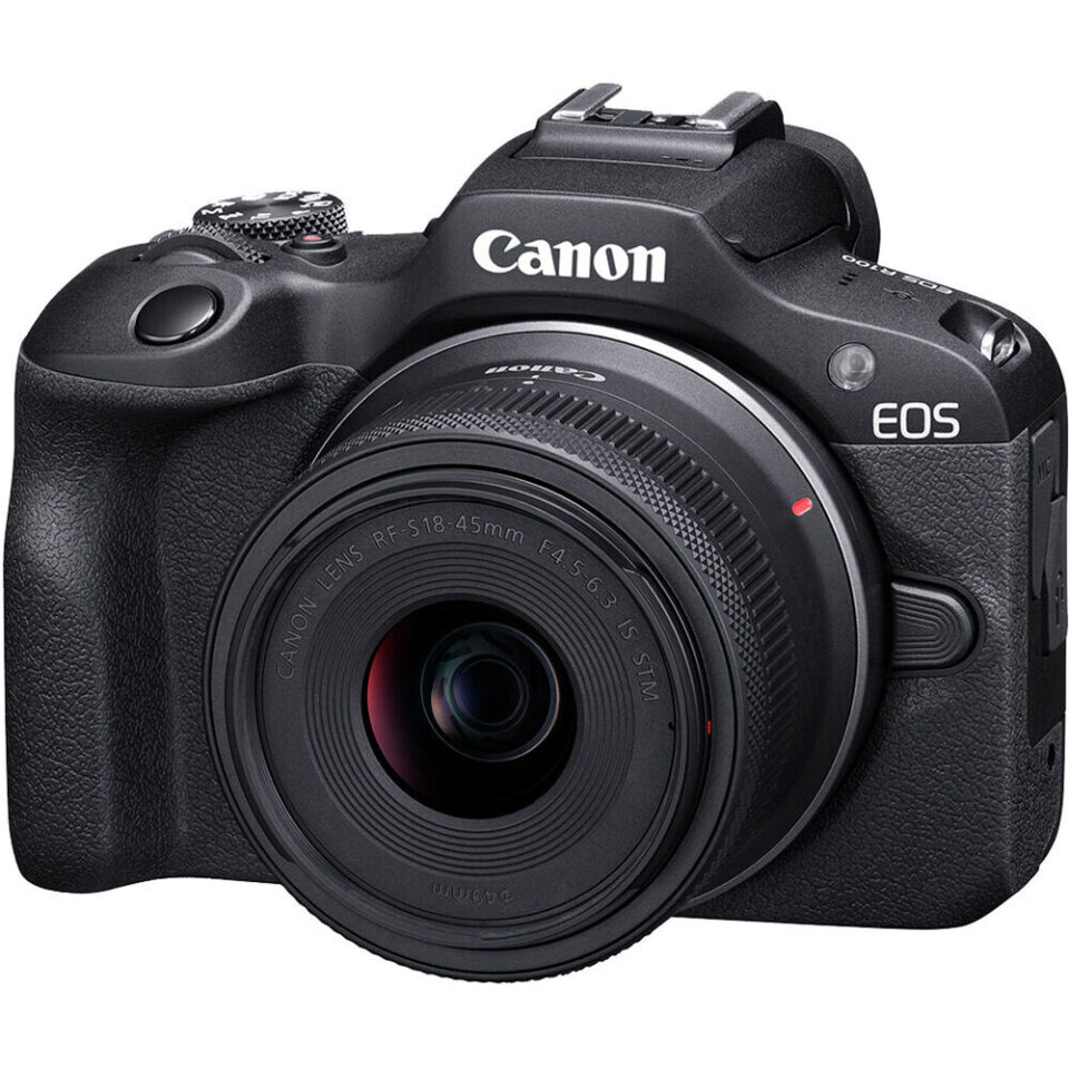 Canon EOS R100 + 18-45mm Lens Aynasız Fotoğraf Makinesi (İthalatçı Garantili)