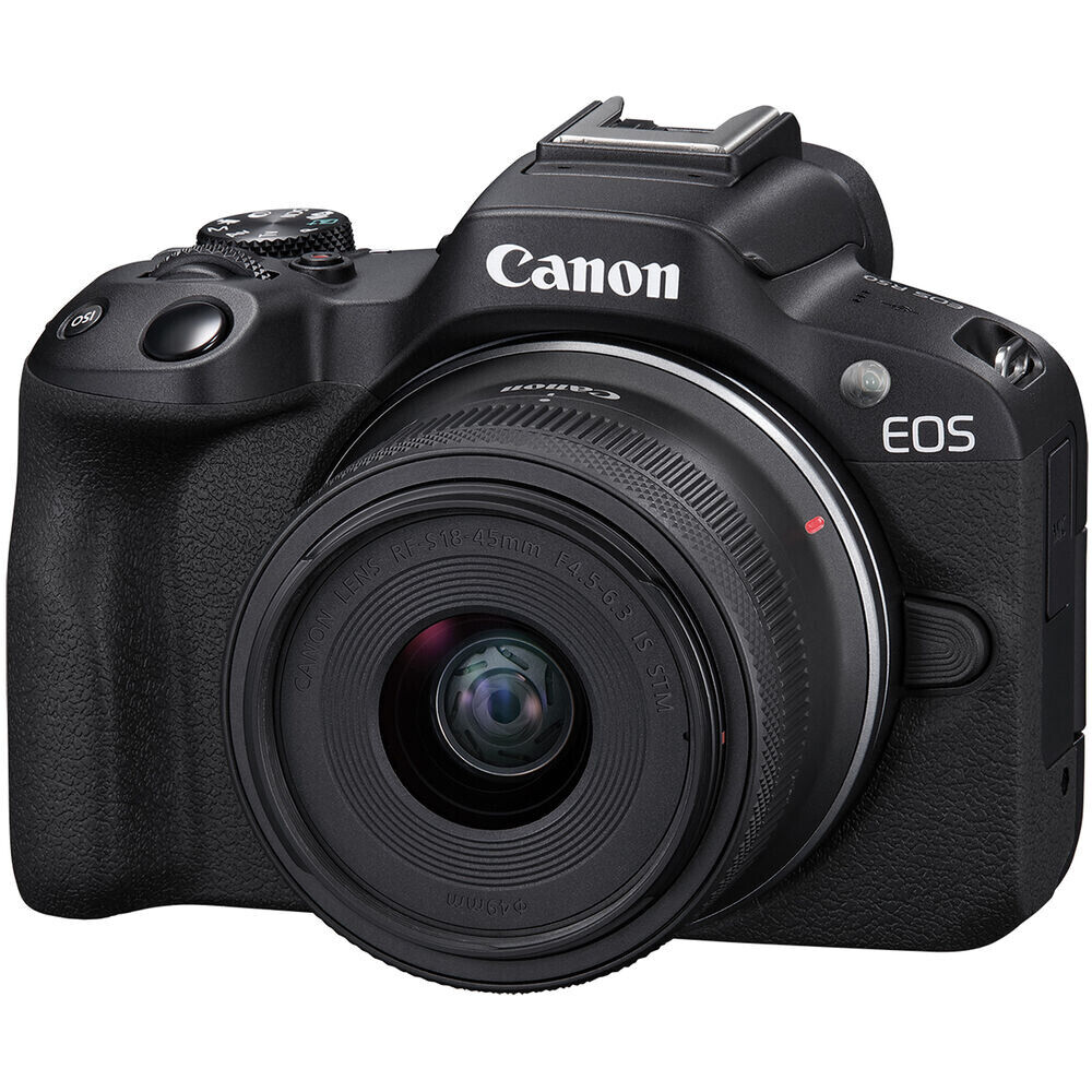 Canon EOS R50 + 18-45mm Lens Aynasız Fotoğraf Makinesi (İthalatçı Garantili)