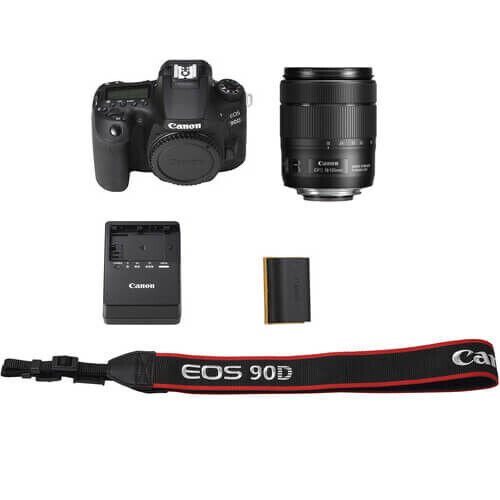 Canon EOS 90D + 18-135mm Lens DSLR Fotoğraf Makinesi (İthalatçı Garantili)