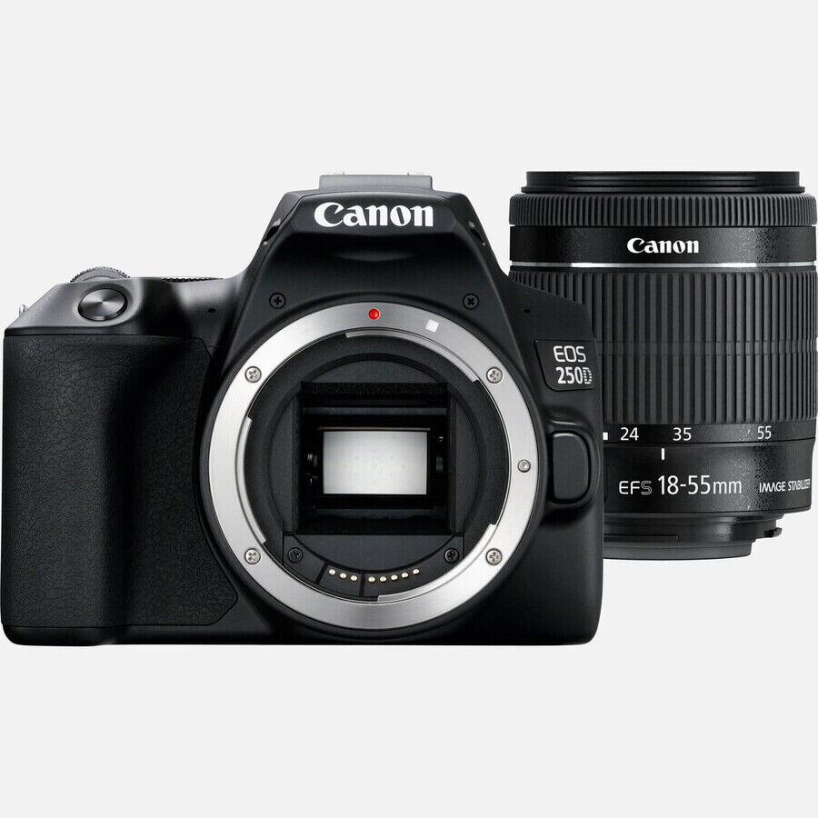Canon EOS 250D + 18-55mm Lens DSLR Fotoğraf Makinesi (İthalatçı Garantili)