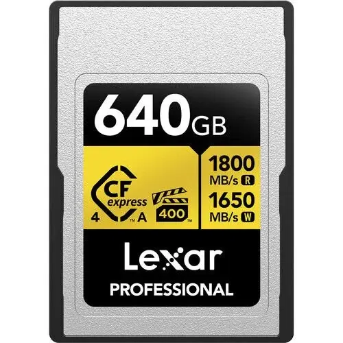 Lexar Gold CFexpress 4.0 Type A 640GB Hafıza Kartı
